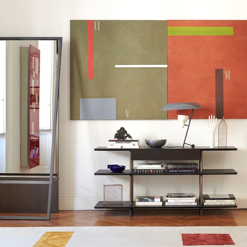 Potocco Открытый отдельно стоящий деревянный книжный шкаф Arial 870\ms - Вид №2