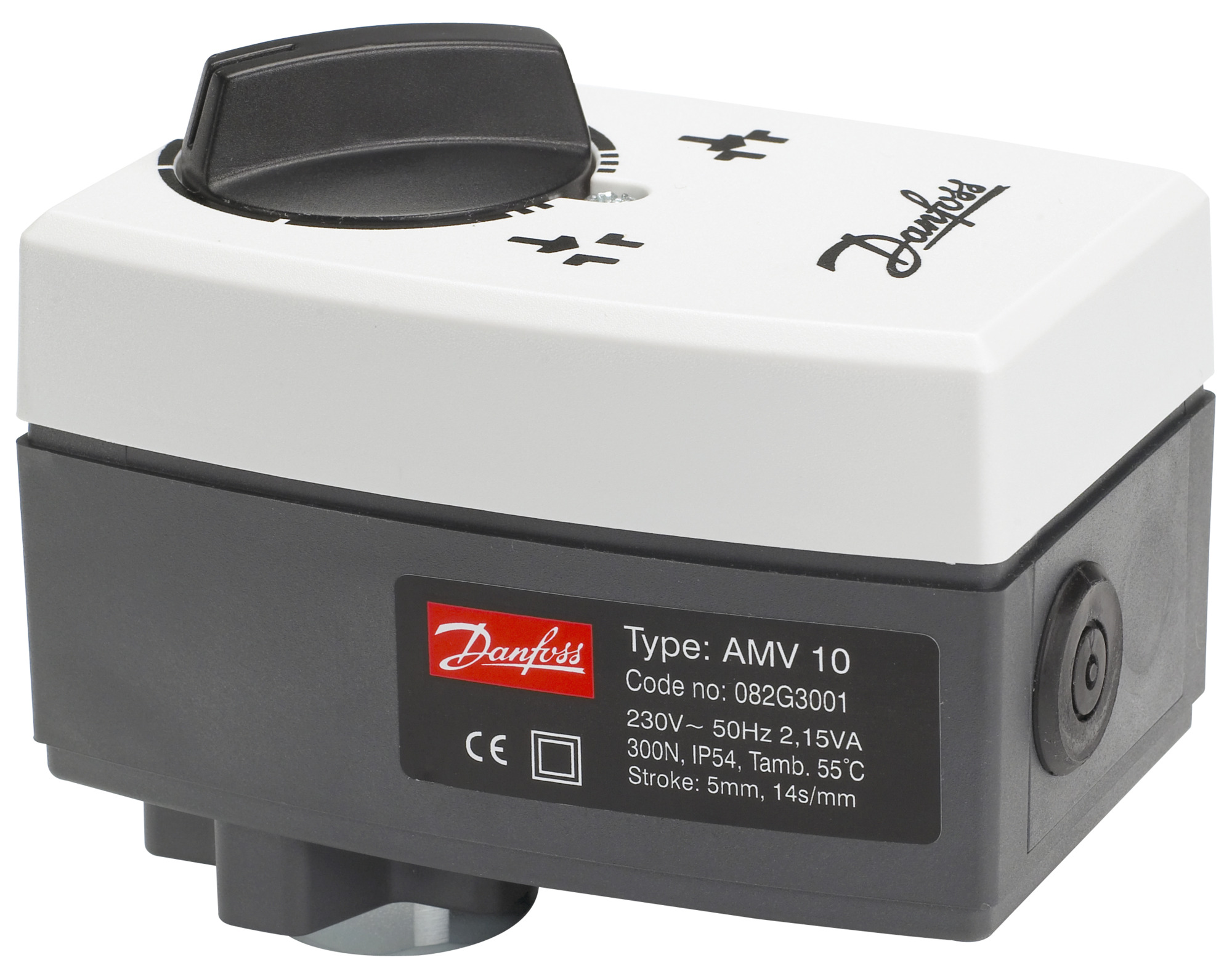 Danfoss Редукторные электроприводы с трехпозиционным управлением AMV 435 Эл.привод имп., 230В пер. тока 082H0163  - Вид №1