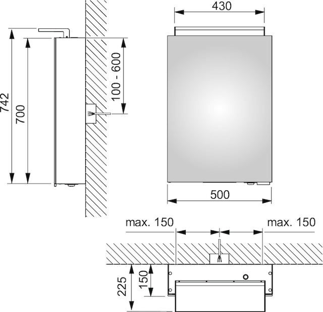 13601171201 Зеркальный шкаф KEUCO Royal L1 - Вид №4