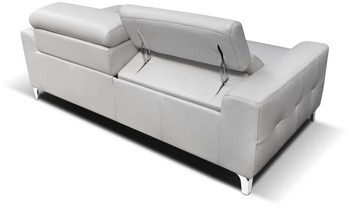 Rossini Sofas Откидной кожаный диван с электроприводом Emma sun-id-1466531 - Вид №3