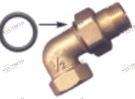 Американка угловая 1 с прокладкой GF GENERAL FITING 1842165