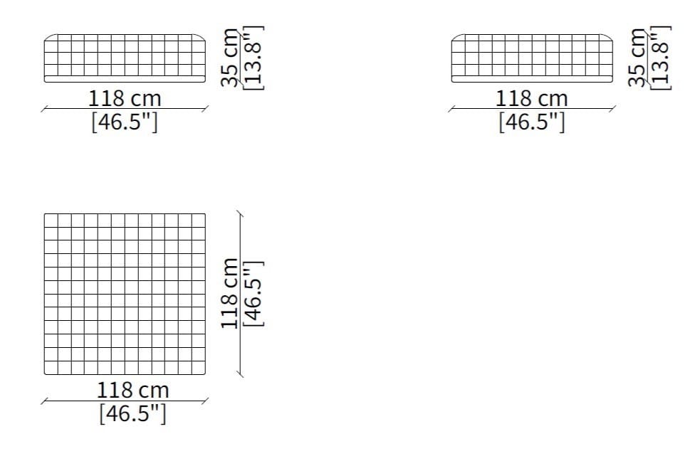 Кожаный квадратный пуф Frigerio JONAS ARCH-00075270 - Вид №6