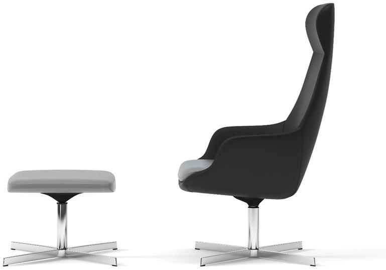 Arte & D Кресло исполнительное на 5 спиц с высокой спинкой Metropolitan sun-id-1437569 - Вид №3