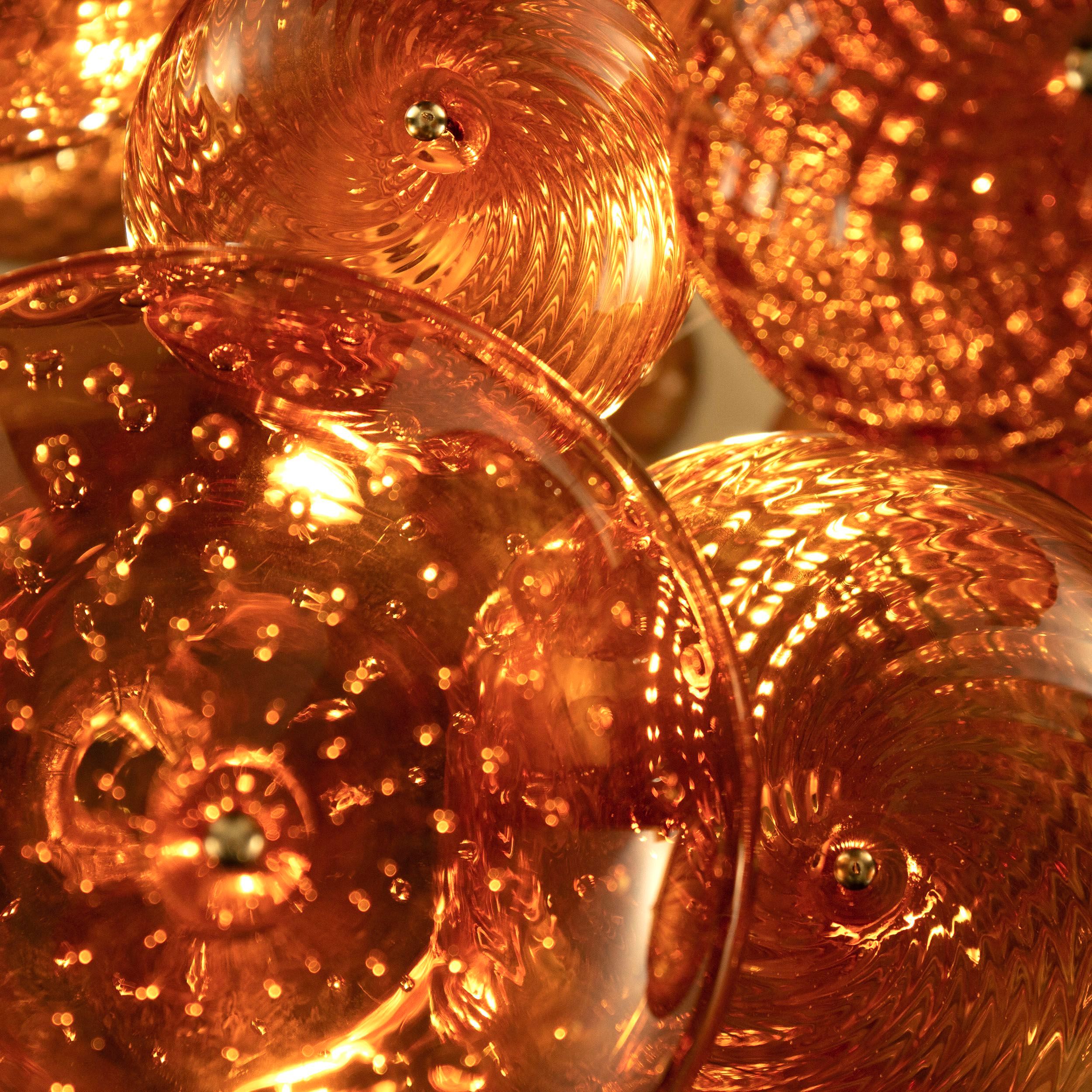 Ткань ручной работы светодиодный подвесной светильник MULTIFORME ARCH-00049016 - Вид №4