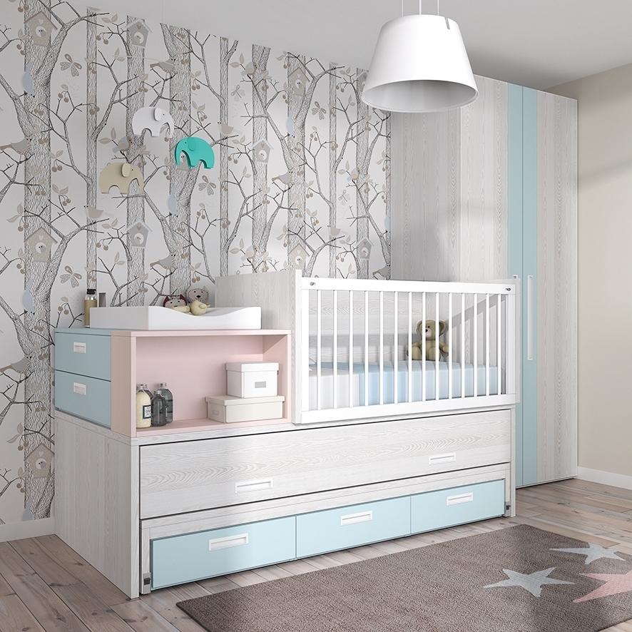 102924 Мебельный комплект с детской кроваткой Ambiente 26 Arasanz Oslo Santreyd