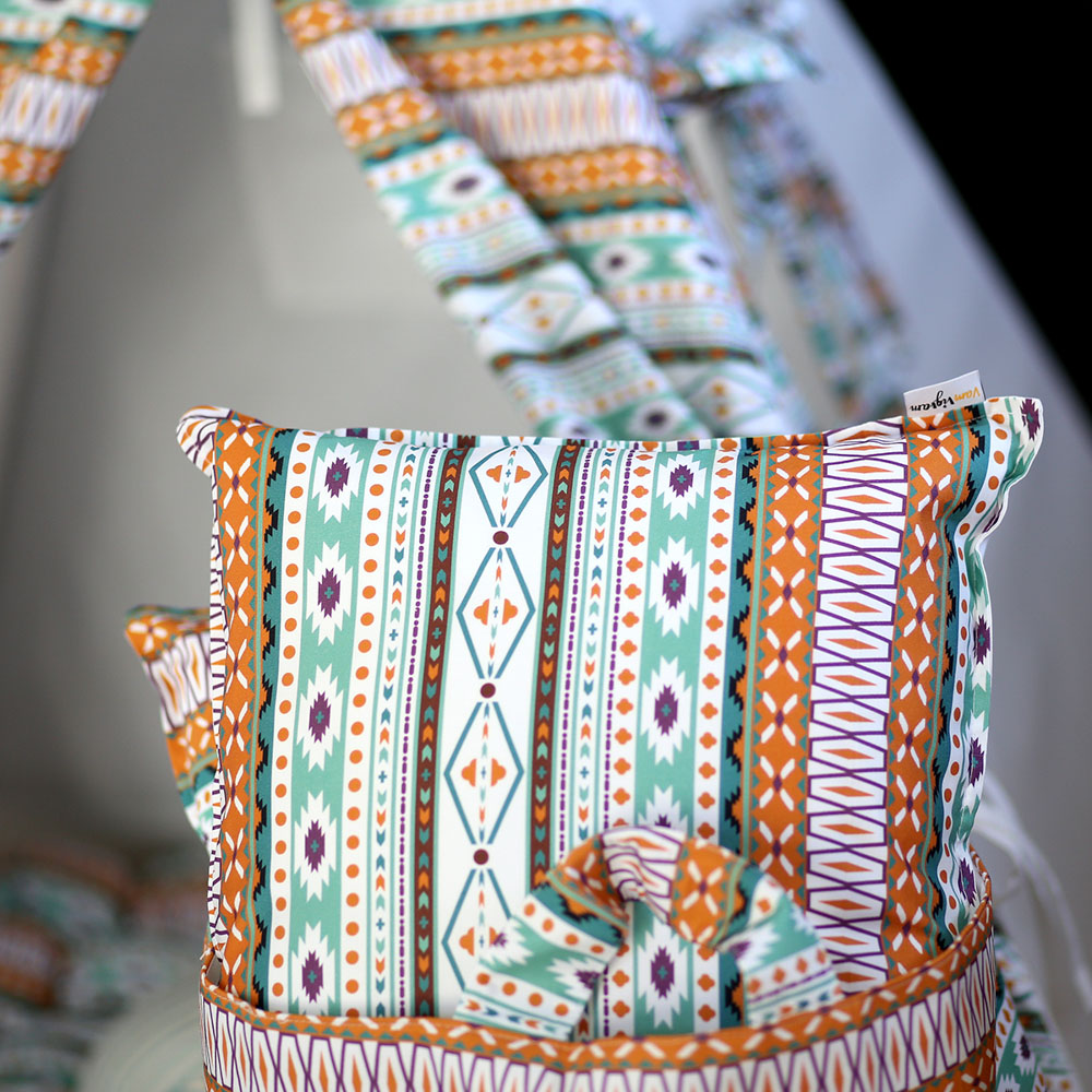 Подушка Aztec 40 х 40 см VAMVIGVAM AZTEC 281800 Оранжевый;голубой Santreyd - Вид №4