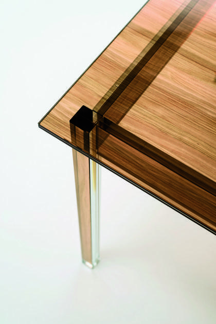 Glas Italia Прямоугольный стол из хрусталя Sublimazione sun-id-1355437 - Вид №1