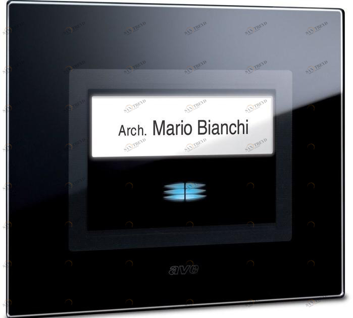 AVE Кнопка стеклянного дверного звонка Touch luxury 44pvtc88nal+442tc88