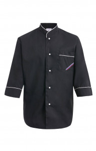 69102 Куртка поварская "Люкс-Лайт" черная  Повар  размер 48-50/182-188