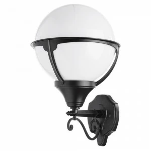 Уличный настенный светильник черно-белый Arte Lamp Monaco A1491AL-1BK ARTE LAMP MONACO 00-3897334 Белый;черный