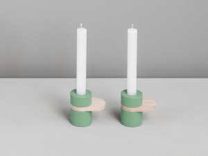 Стальной подсвечник с порошковым покрытием