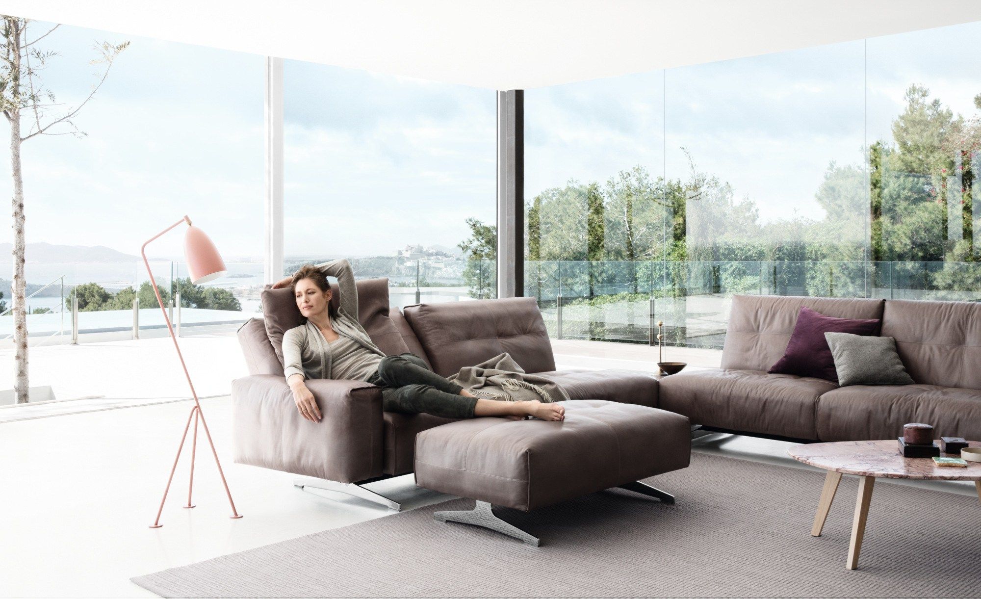 Кожаный диван capitonné Rolf Benz Rolf Benz 50 ARCH-00005101 - Вид №2