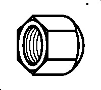 Danfoss Гайки и адаптеры для клапанов T2/TE2 и клапанов TE 5 - 55 NS 4-6M Гайка 011L1135  - Вид №3