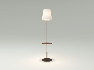 Торшер с полкой