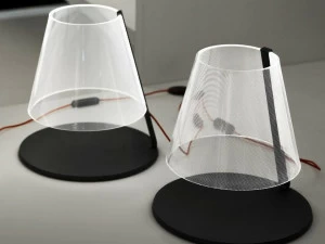 Martinelli Luce Настольная лампа из алюминия с абажуром из метакрилата  827