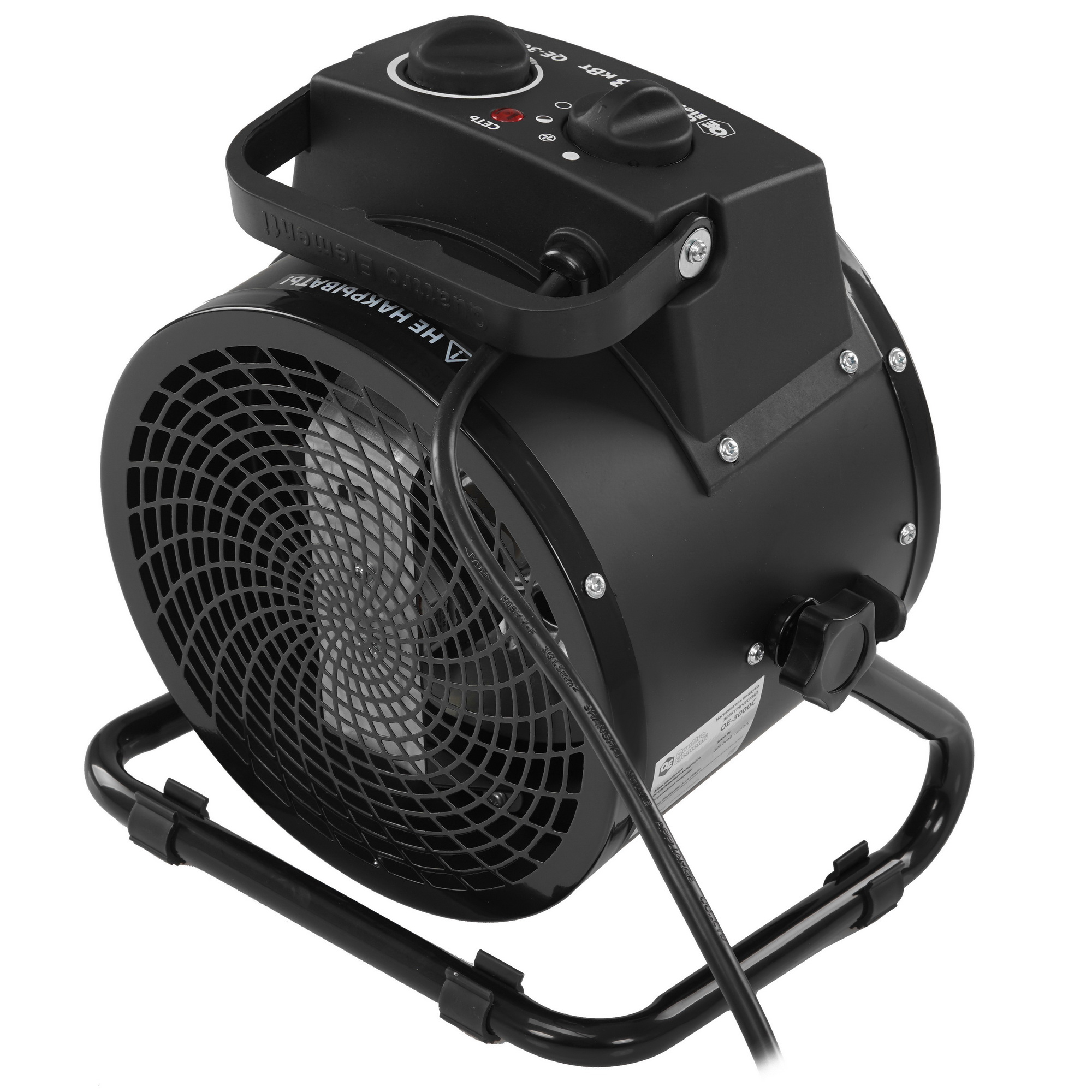 1037082 Тепловая пушка электрическая Quattro Elementi QE-3000C 649-233 STDN-0128697 - Вид №1