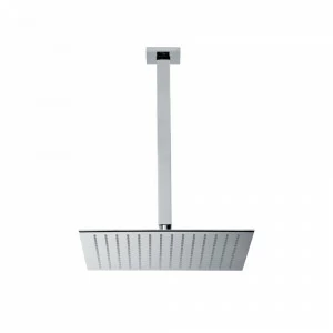 Квадратный потолочный верхний душ из нержавеющей стали с дождевой струей  NEWFORM Италия