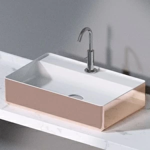 L621257 Накладная раковина на столешницу  прямоугольная A. e T. Italia Fly