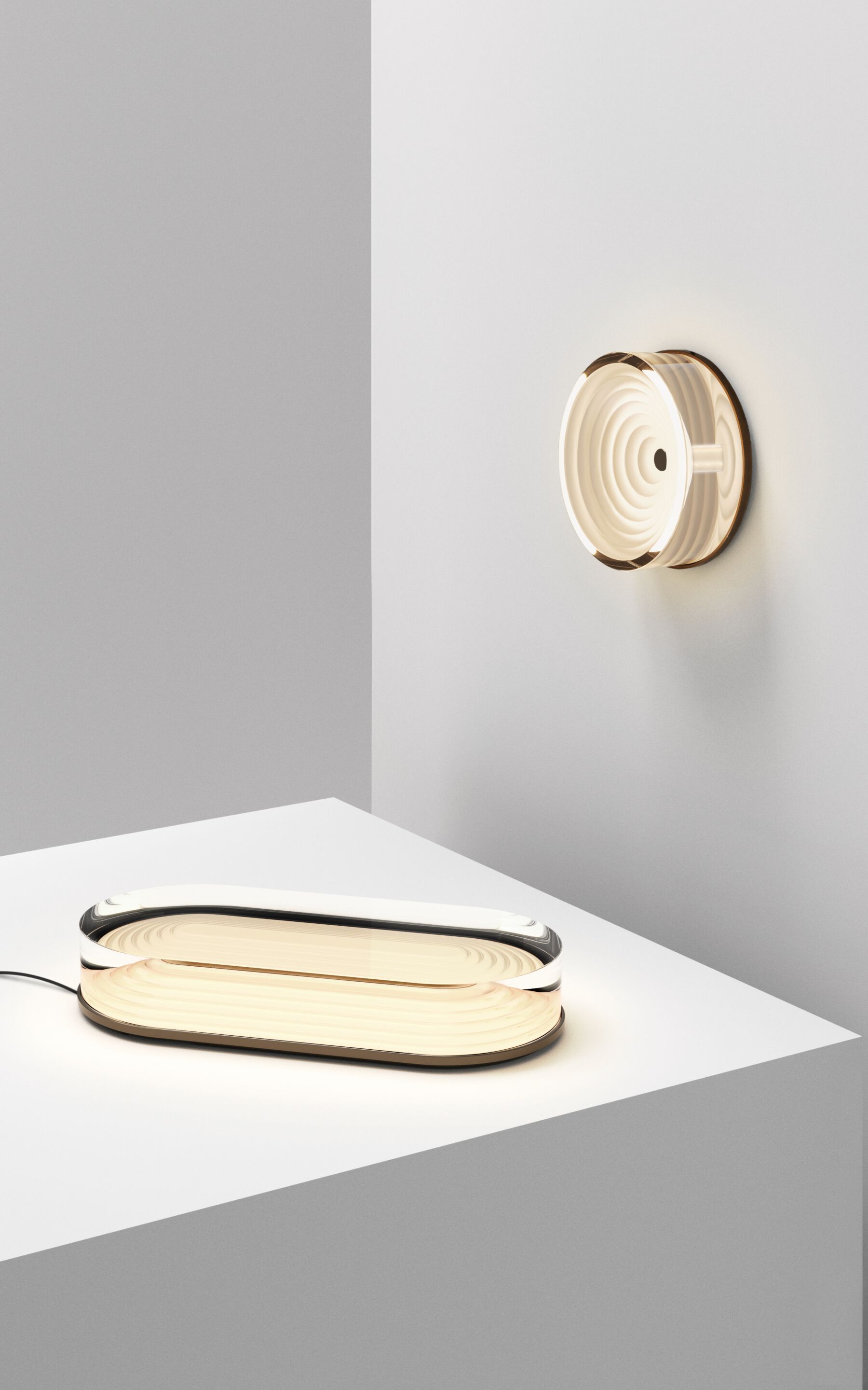 Стеклянная настольная лампа Rakumba порт ARCH-00153128 - Вид №3