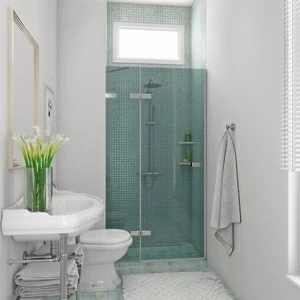 Душевая дверь в нишу 100x200 GK-862A стекло прозрачное 6 мм GUTEWETTER TREND DOOR