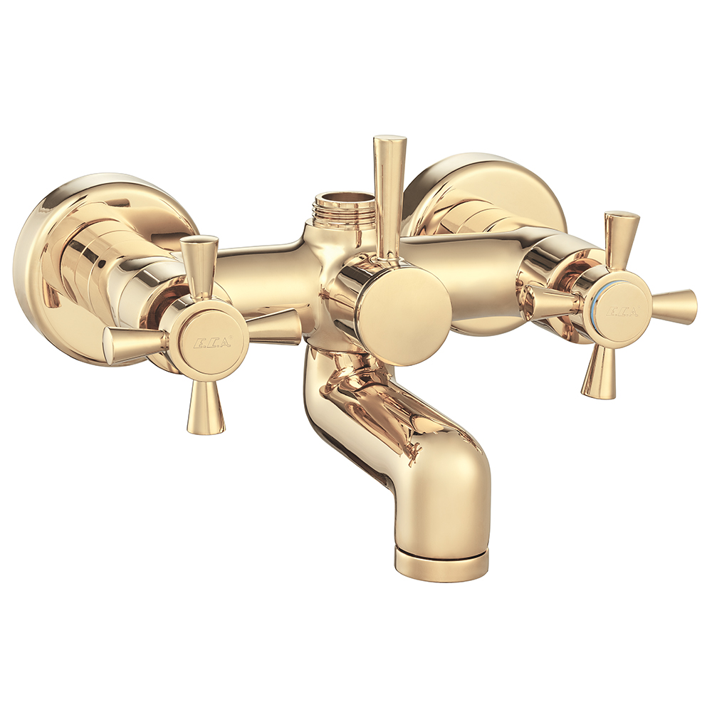 102802230  Смеситель для ванной Quadrille - золотой цвет Eca  - Вид №1