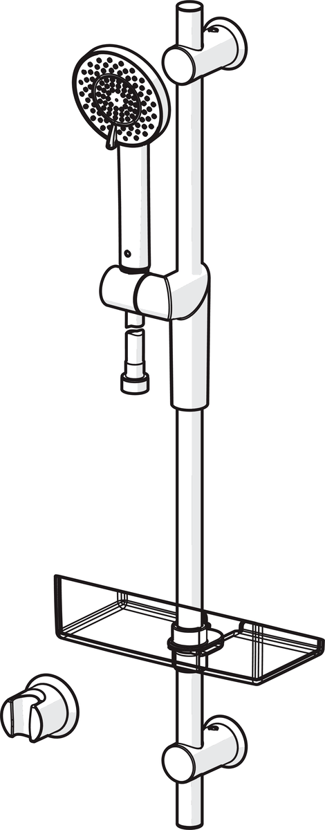 Oras 2790 Душевой комплект 2790 Optima Хром  - Вид №2