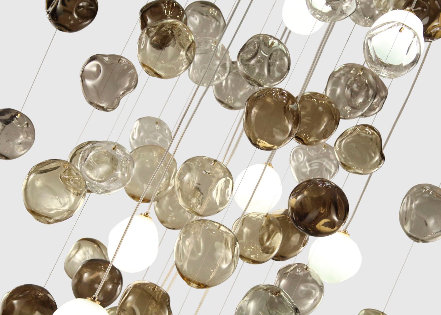 Муранский художественный стеклянный шар водопад потолочный светильник MULTIFORME DESAFINADO 16 ARCH-00089863 - Вид №1