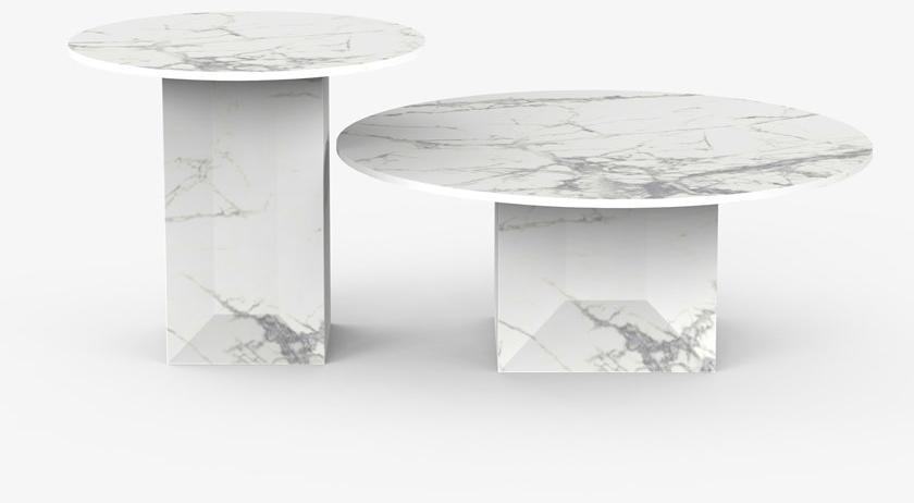 Miter Низкий сервисный столик из керамогранита Ori sun-id-1472414 - Вид №5