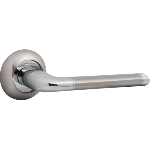Комплект дверных ручек без запирания SET45/A REX TL/HD SN/CP-3 матовый никель/хром