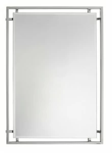Зеркало прямоугольное настенное хром TG Hurricane PUSHA ДИЗАЙНЕРСКИЕ 062688 Хром