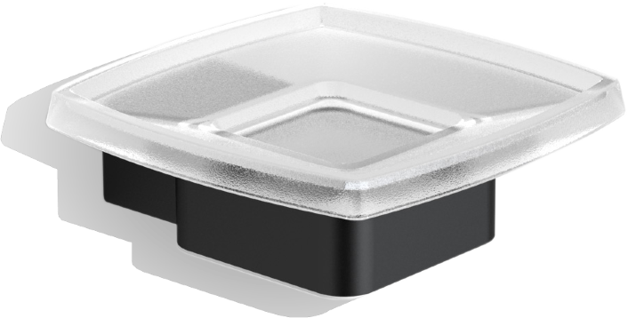 11315A-BP Мыльница VICO подвесная цвет черный матовый LANGBERGER VICO, BLACK EDITION