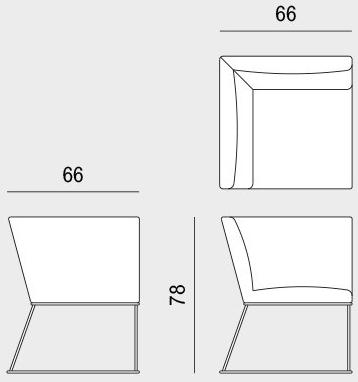 Viganò 3-х местный модульный диван из ткани George sun-id-1452342 - Вид №6