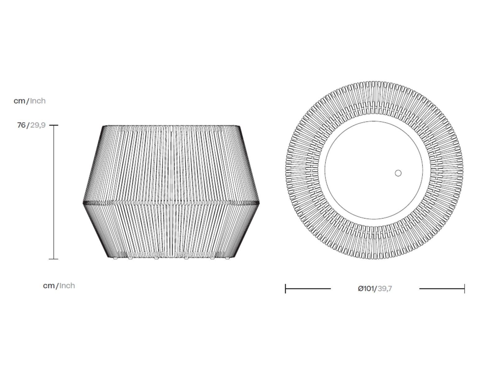 Садовый горшок Kettal ZigZag ARCH-00022107 - Вид №3