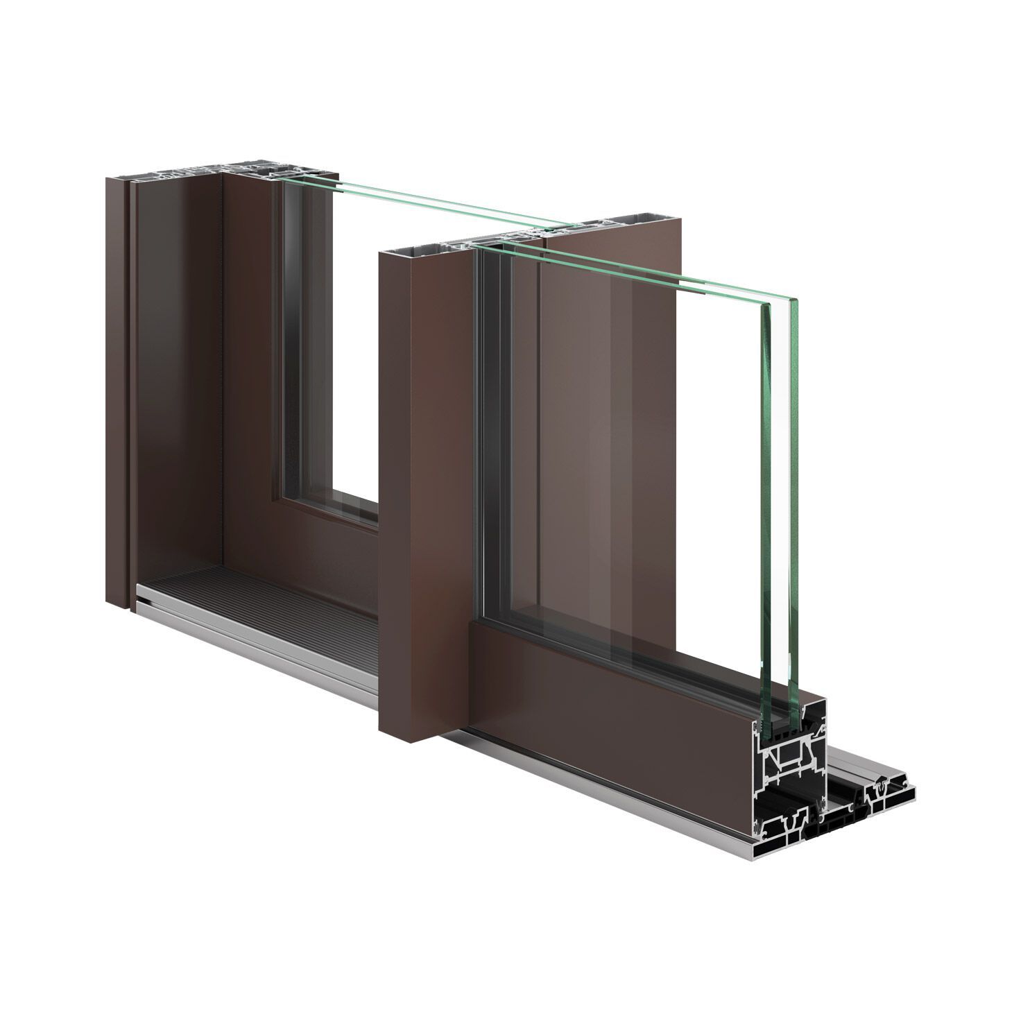 Алюминиевое раздвижное окно D&V Serramenti ASE 60 ARCH-00054617 - Вид №5