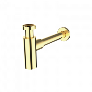 00030014 PREMIUM Сифон 1" 1/4 для умывальников Полированное Золото GRB MIXERS