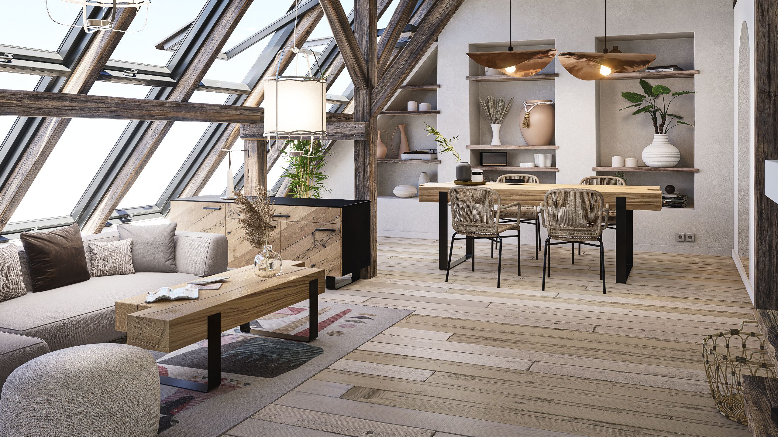 Дубовая мебель Antoine Perdrieau Балка ARCH-00127812 - Вид №2