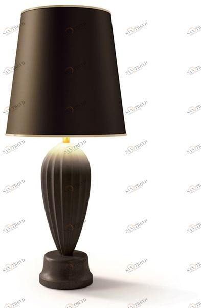 Carpanese Home Настольная лампа отраженного света из дерева с фиксированным кронштейном Heritage 6882