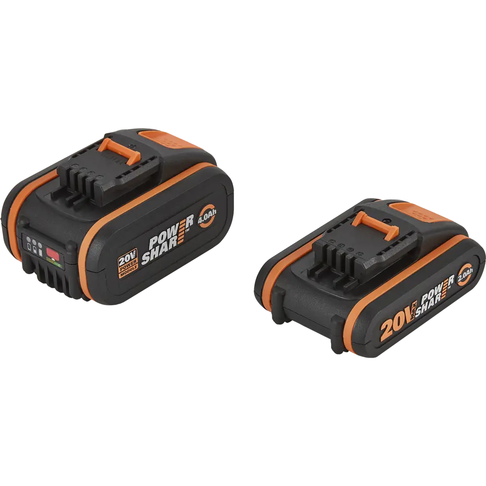 УШМ (болгарка) аккумуляторная Worx WX803, 20 В Li-ion 4 и 2 Ач, 125 мм STLM-2009571 - Вид №1