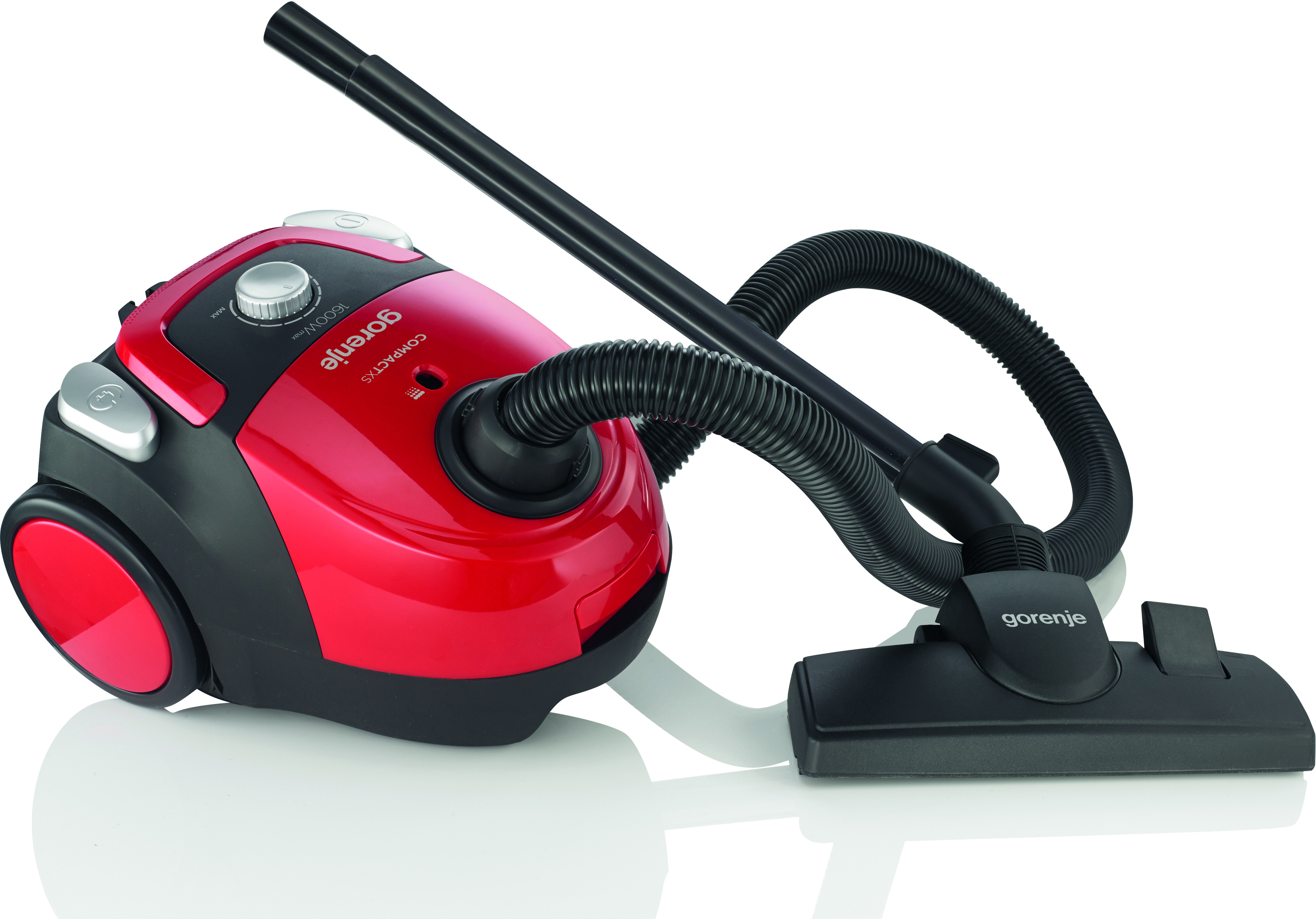 VC1615CXR Пылесос мешковый / пылесос мешковый 1600вт, красный Gorenje Santreyd  - Вид №3