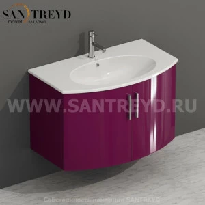 MDMA80Y078 Тумба с двумя створками 78 см розовая Globo 4ALL Италия