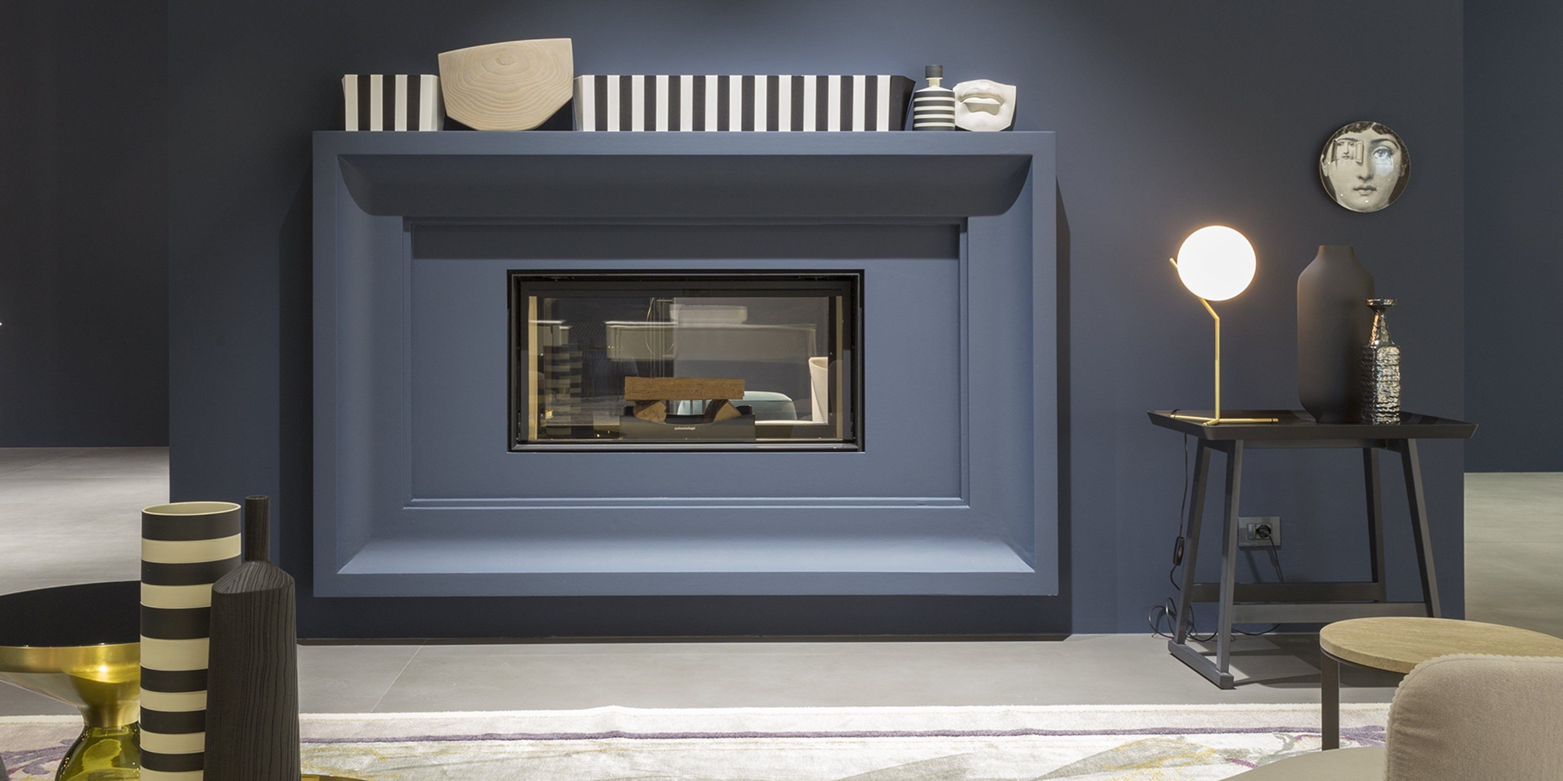 Стальной дровяной камин Antoniolupi FILOSKEMA ARCH-00019160