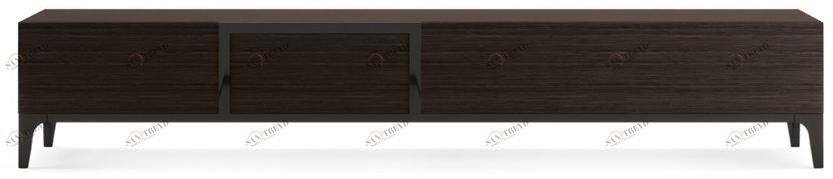 PRADDY Невысокая деревянная тумба под телевизор в современном стиле  Ml316 