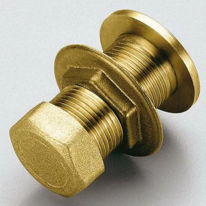 Выпуск резервуарный фланец-Н с контргайкой и заглушкой TIEMME 3/4"