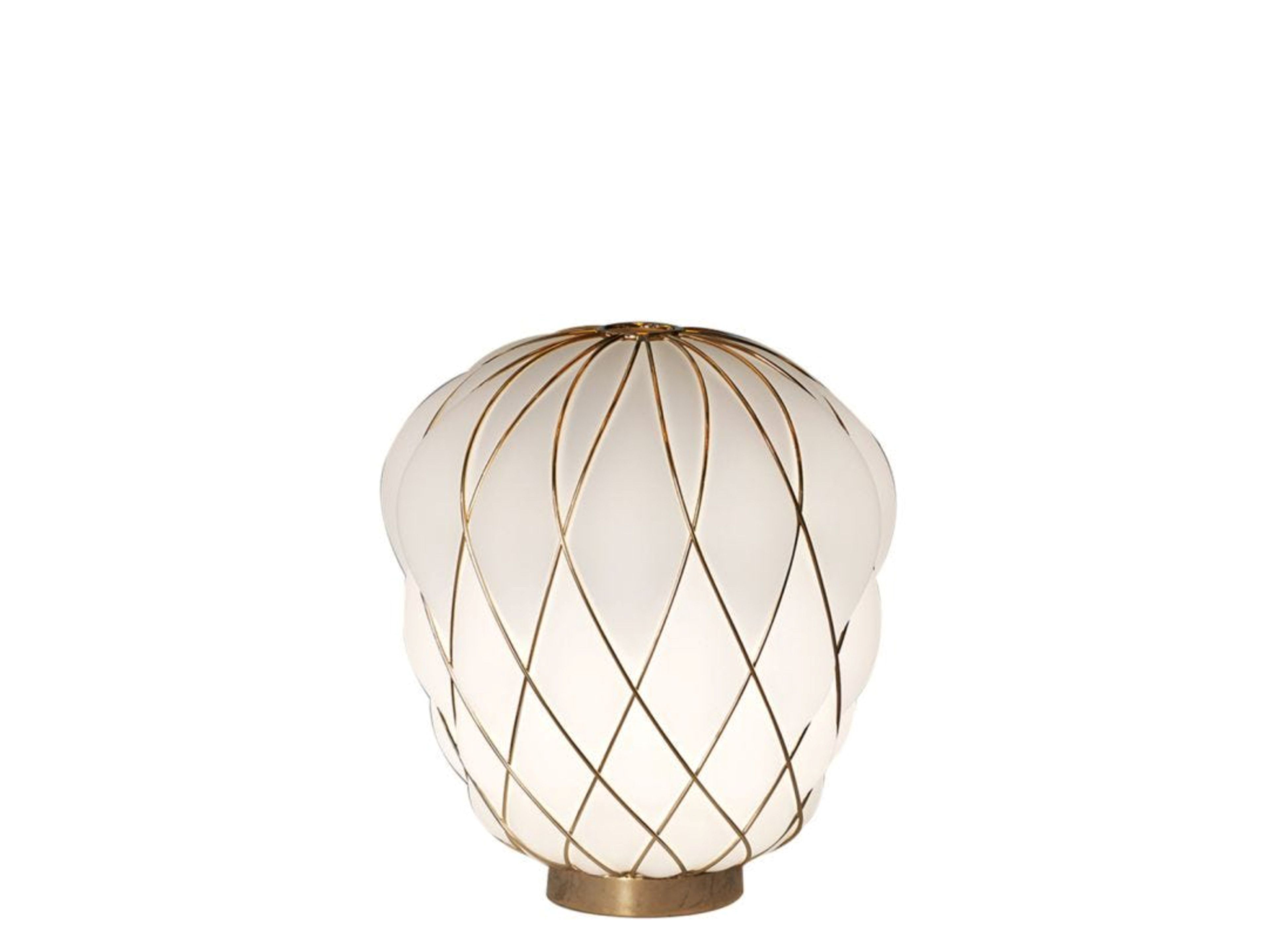 Стеклянная и металлическая настольная лампа FontanaArte Pinecone ARCH-00068923 - Вид №4