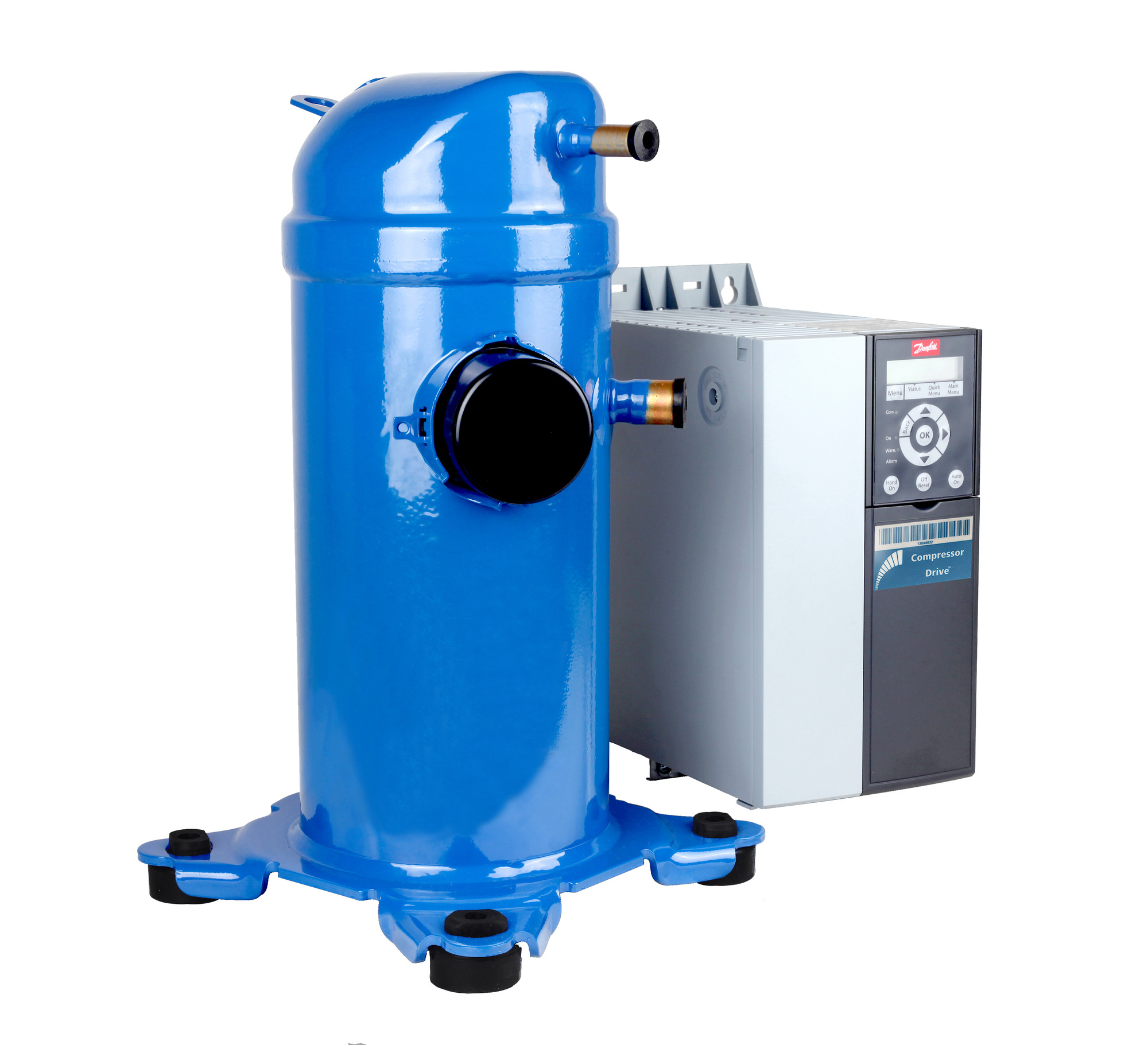 Danfoss VZH — герметичные спиральные компрессоры с частотным регулированием производительности VZH044CGBNB Компрессор спиральный 120G0245  - Вид №6