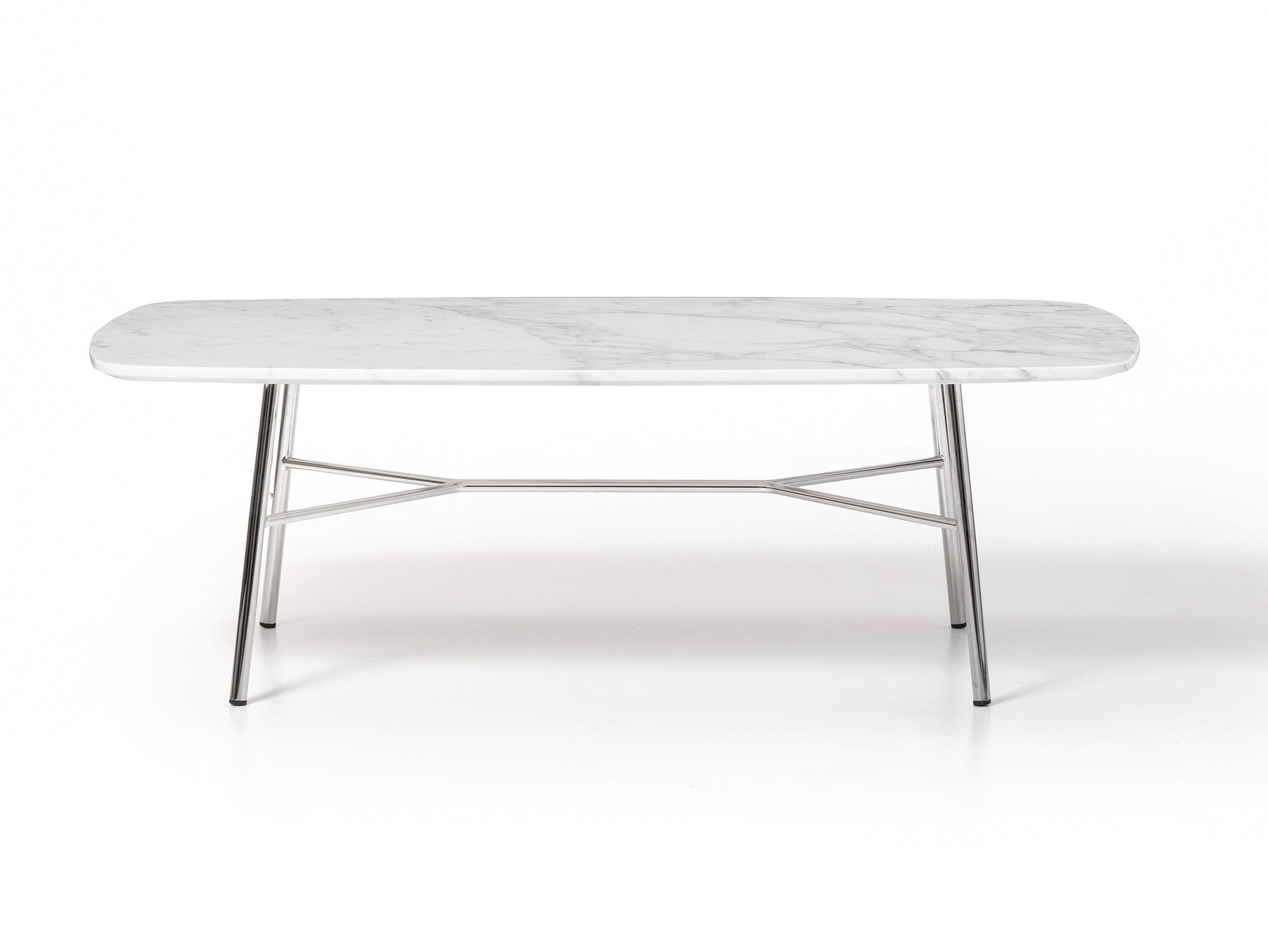 Прямоугольный мраморный журнальный столик TrabA' YUKI ARCH-00000099 - Вид №5