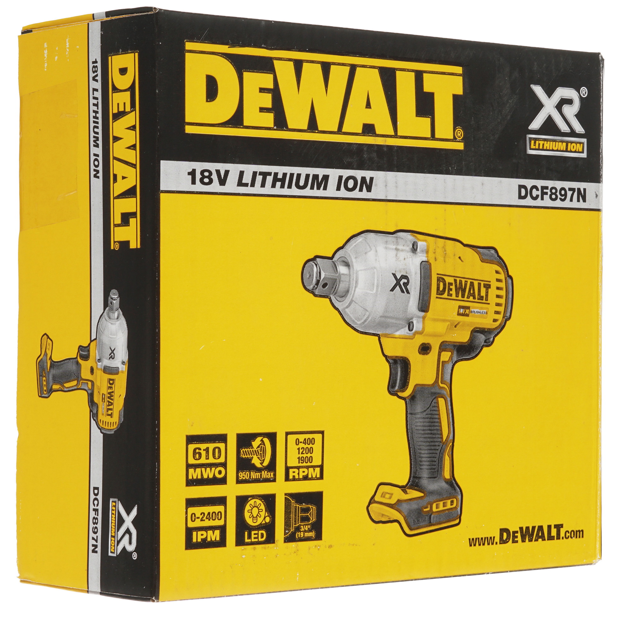 Гайковерт DeWalt DCF897N XR FLEXVOLТ 18/54V  , Без ЗУ, Без АКБ 5301470 STDN-0010777 - Вид №6