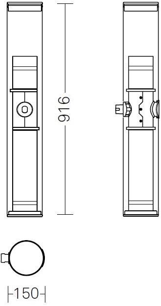 Neri Корпус освещения с внешней рамой из экструдированного алюминия Nebula sun-id-1411316 - Вид №3