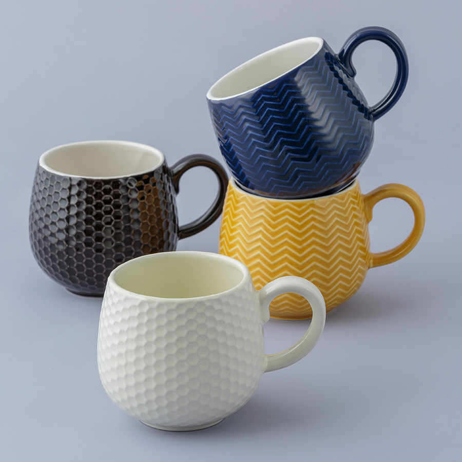 2002.144 Кружка embossed, 350 мл, черная Mason Cash  - Вид №3