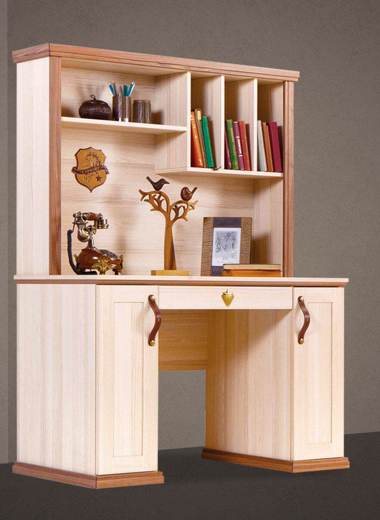 Письменный стол с ящиком и дверцами светлый орех 114 см ST Royal CILEK ROYAL 00-3832450 Бежевый Santreyd - Вид №3